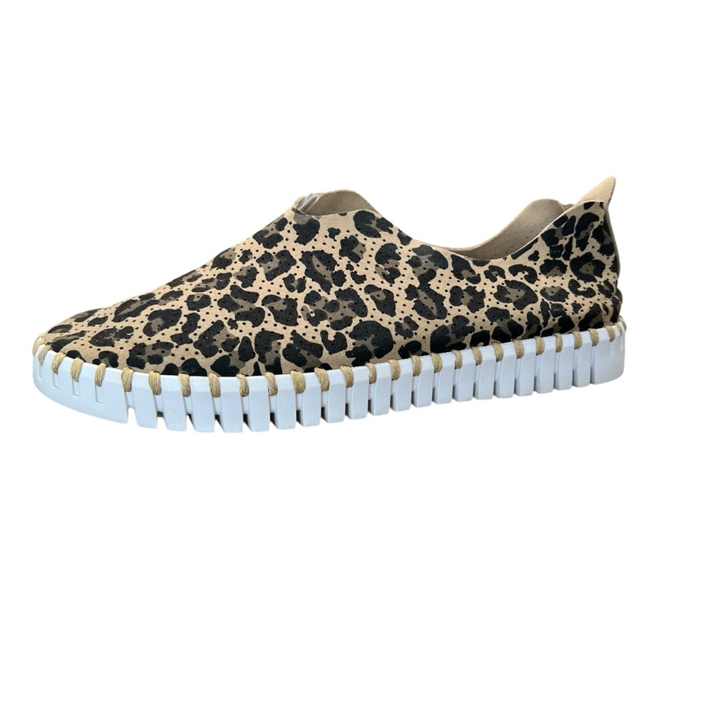 Ilse Jacobsen Animal Print Tulip Flats Size 7.5